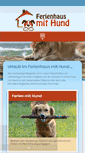 Mobile Screenshot of ferienhaus-mit-hund.de